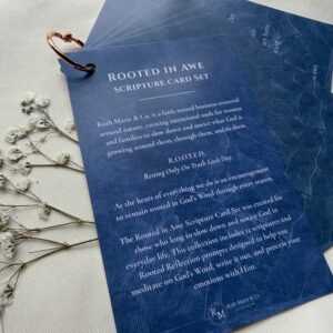 Rooted In Awe Scripture Card Set