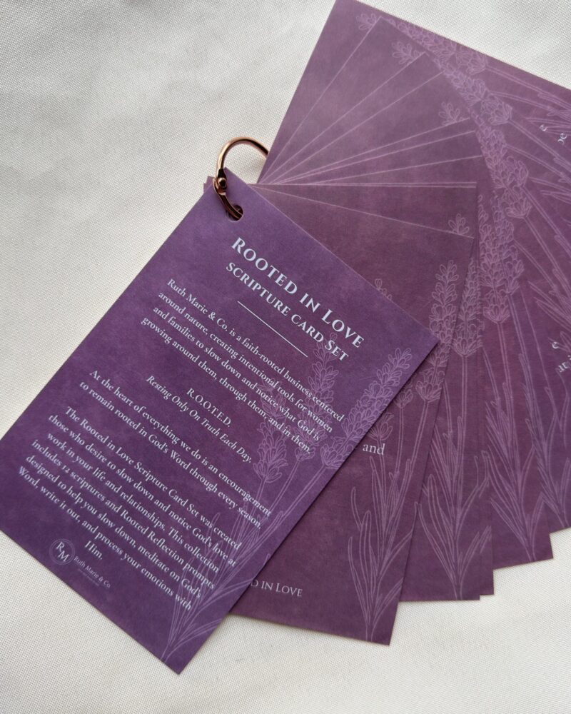 Rooted In Love Scripture Card Set
