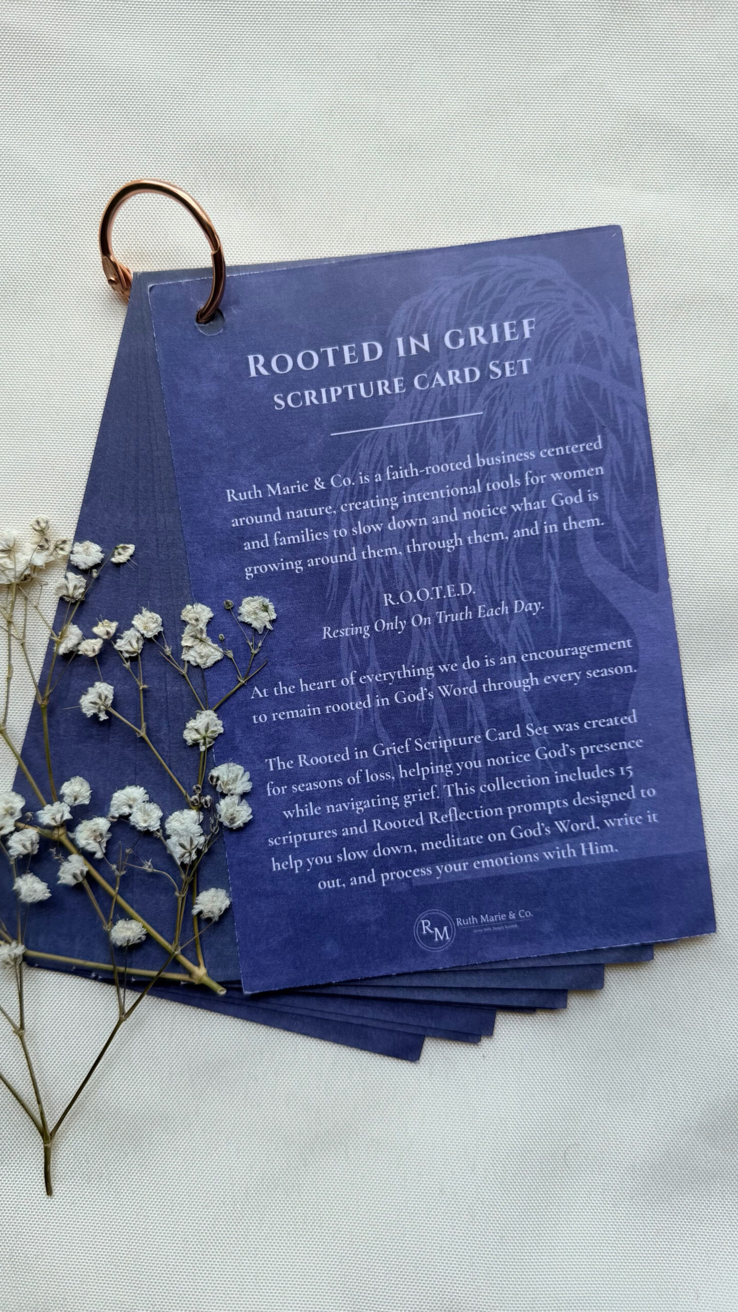 Rooted In Grief Scripture Card Set